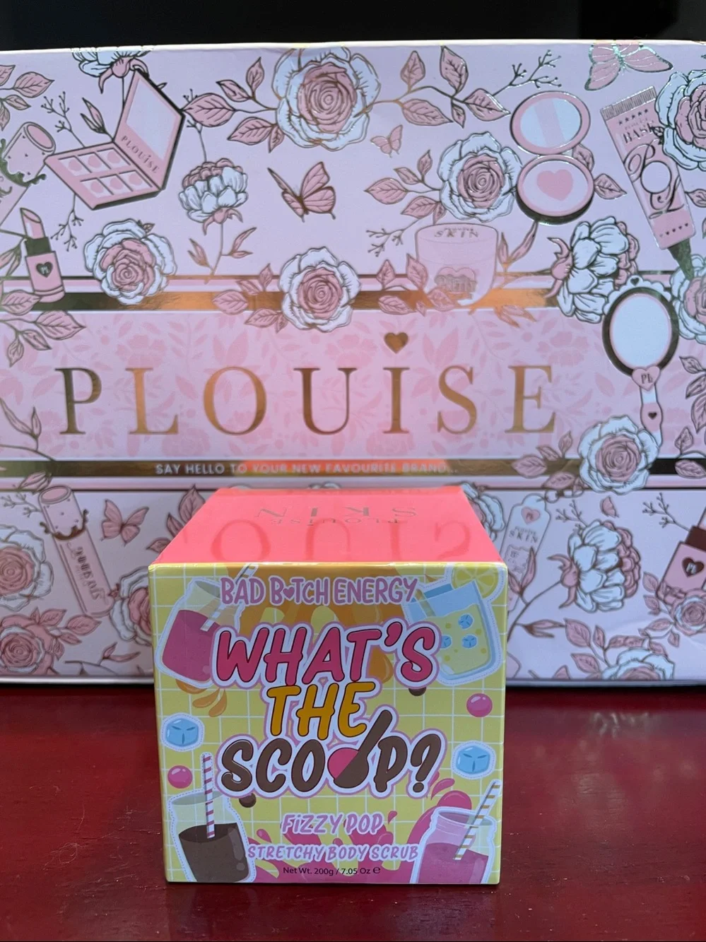 Plouise Skin Fizzy Pop Body Scrub & Makeup Melt Duo - Pink
